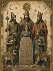 The Kudurru Deities, plate