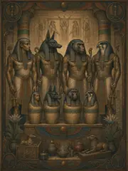 The Four Sons of Horus, plate