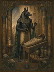 Anubis, plate