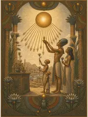 Aten, plate