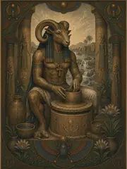 Khnum, plate