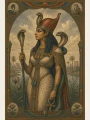 Wadjet, plate