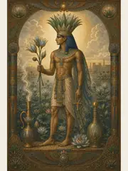 Nefertum, plate