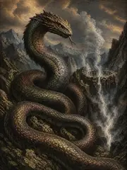 Python, plate