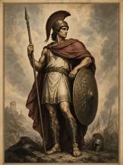 Ares, plate