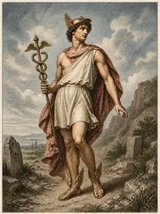 Hermes, plate