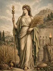 Demeter, plate