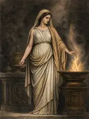 Hestia, plate