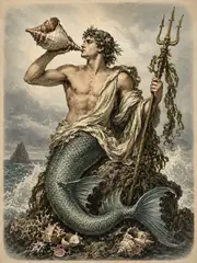 Triton, plate