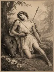 Adonis, plate