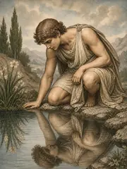 Narcissus, plate