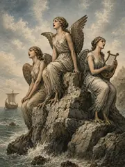 The Sirens, plate