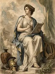 Calliope, plate
