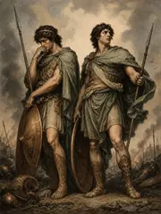 Phobos and Deimos, plate