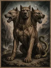 Cerberus, plate