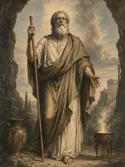 Tiresias, plate