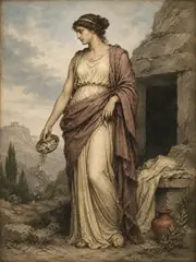 Antigone, plate