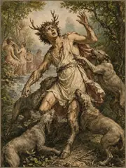 Actaeon, plate