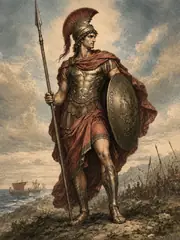 Achilles, plate