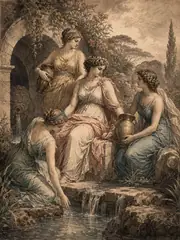 The Camenae, plate