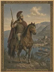 Medauros, plate