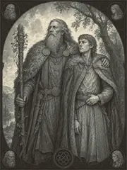 Tuisto and Mannus, plate