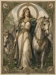 Epona, plate