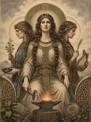 Brigid, plate