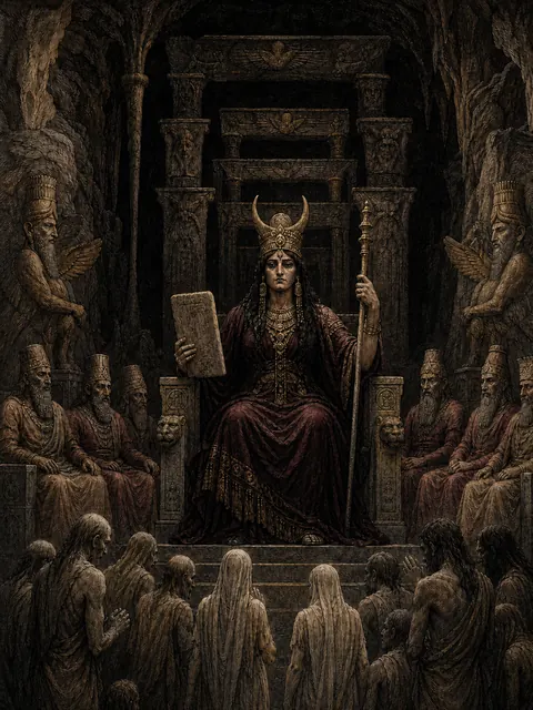 Ereshkigal, plate