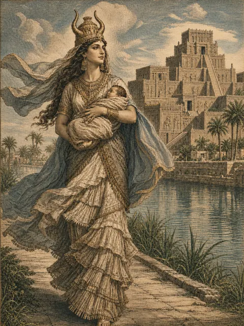 Ninlil, plate