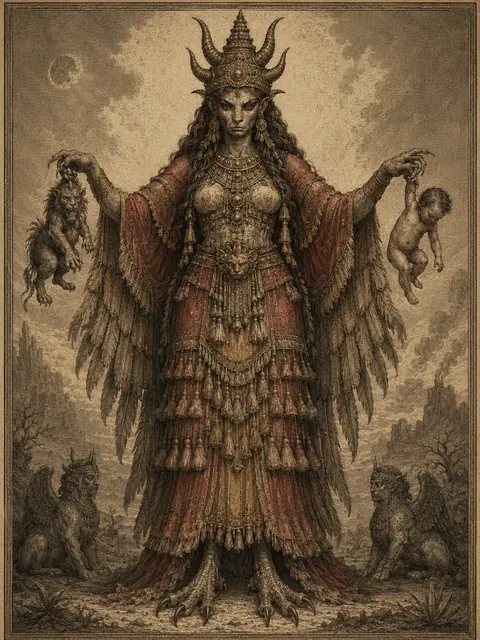 Lamashtu, plate
