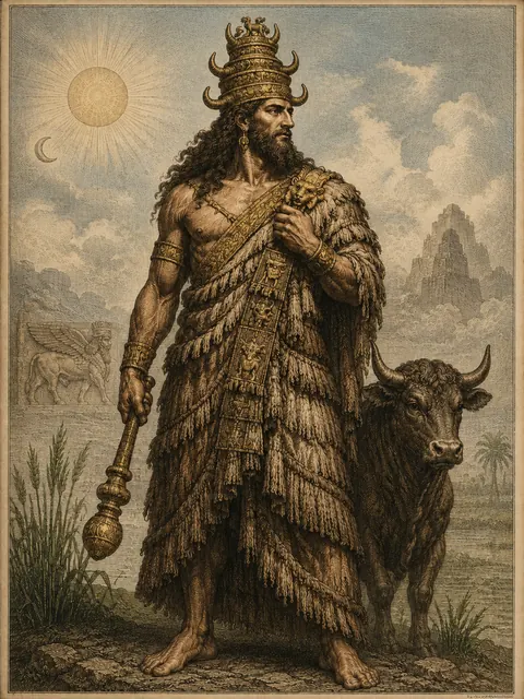 Enkidu, plate