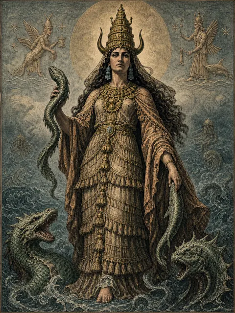 Tiamat, plate