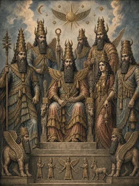 The Anunnaki, plate