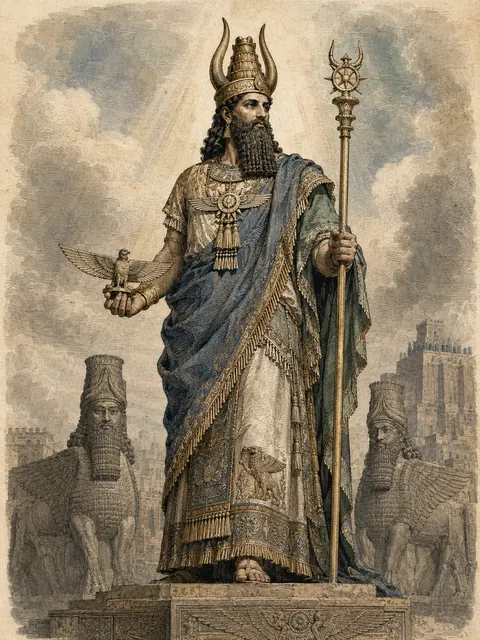 Ashur, plate