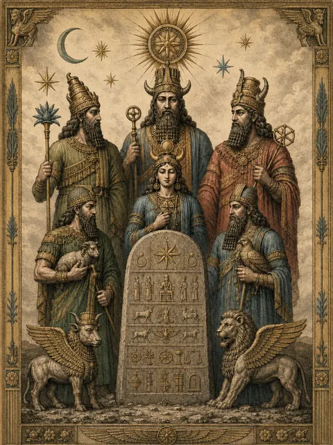 The Kudurru Deities, plate