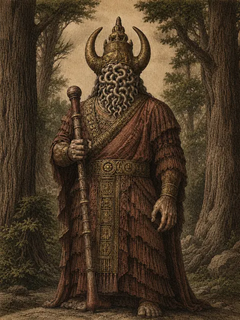 Humbaba, plate