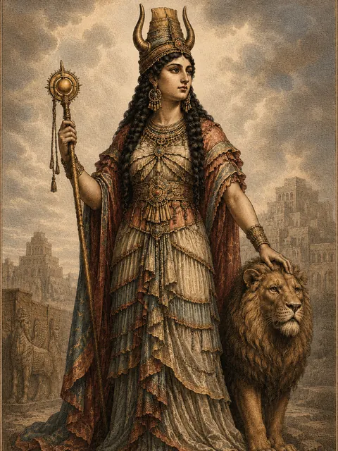 Ishtar of Nineveh, plate