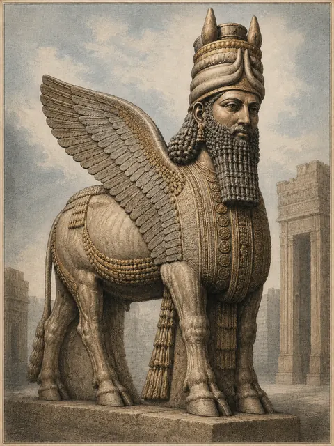 Lamassu, plate