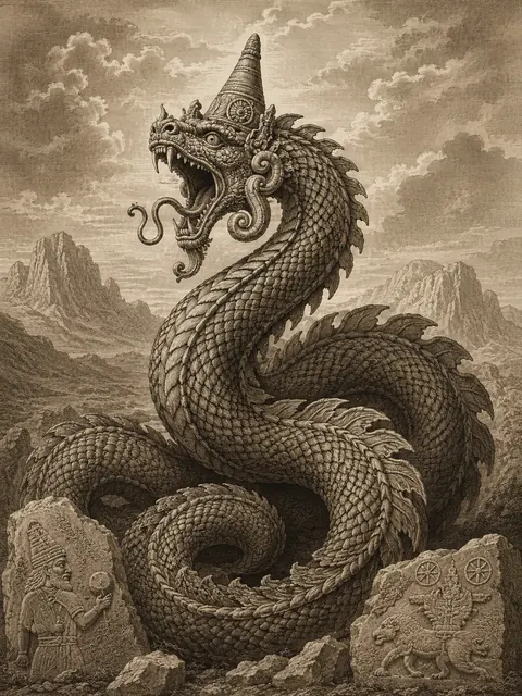 Illuyanka, plate