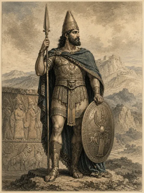 Santas, plate