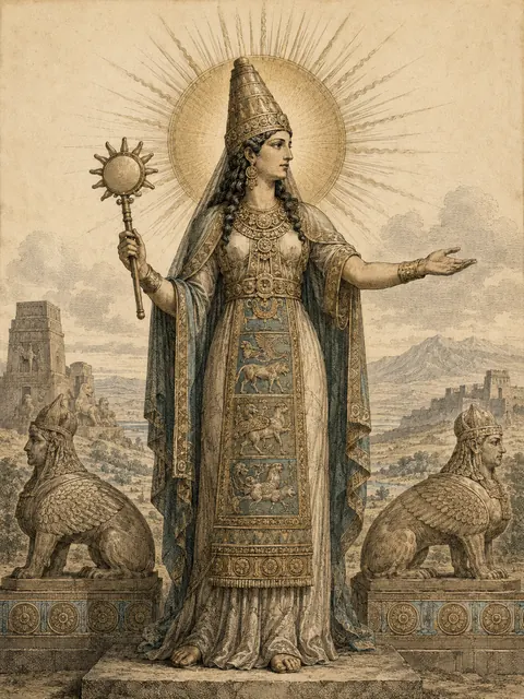The Sun Goddess of Arinna, plate