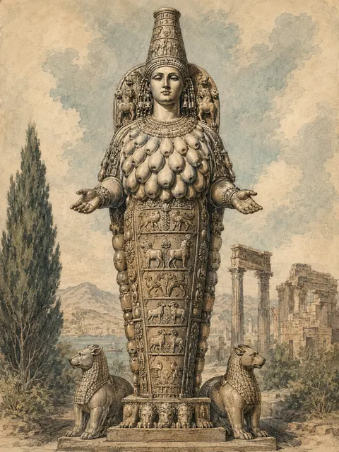 Artemis of Ephesus, plate