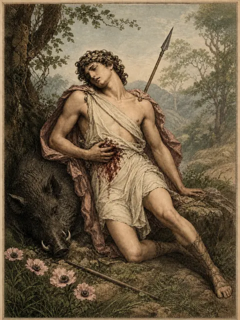 Adonis, plate