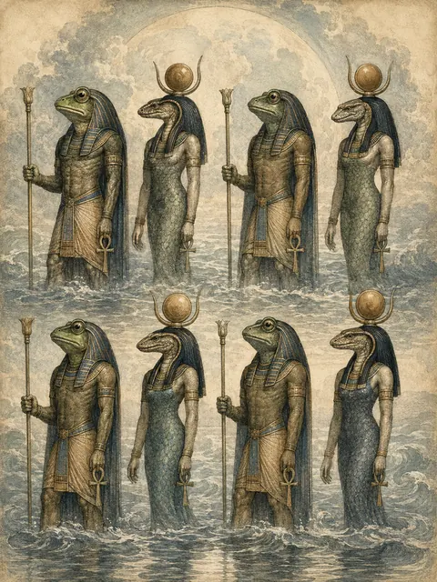The Hermopolitan Ogdoad, plate