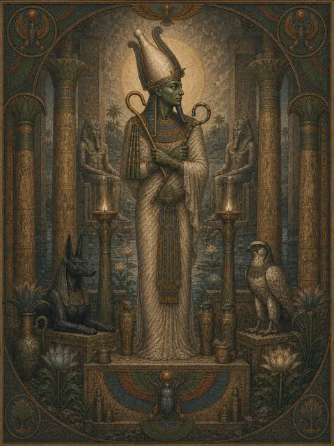 Osiris, plate
