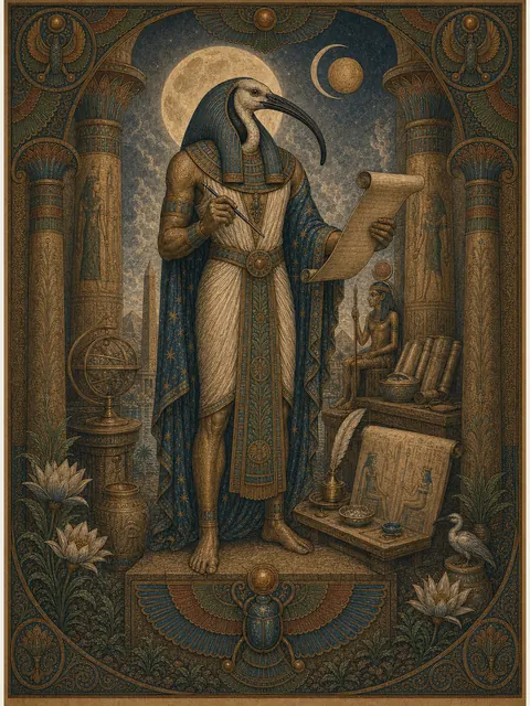 Thoth, plate