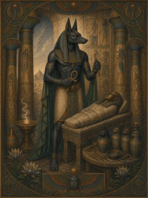 Anubis, plate