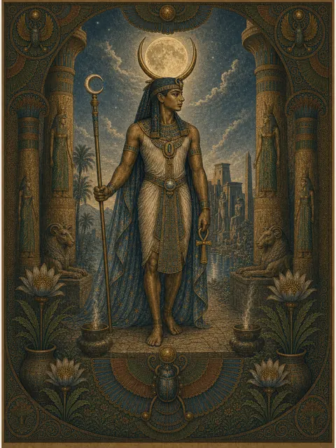 Khonsu, plate