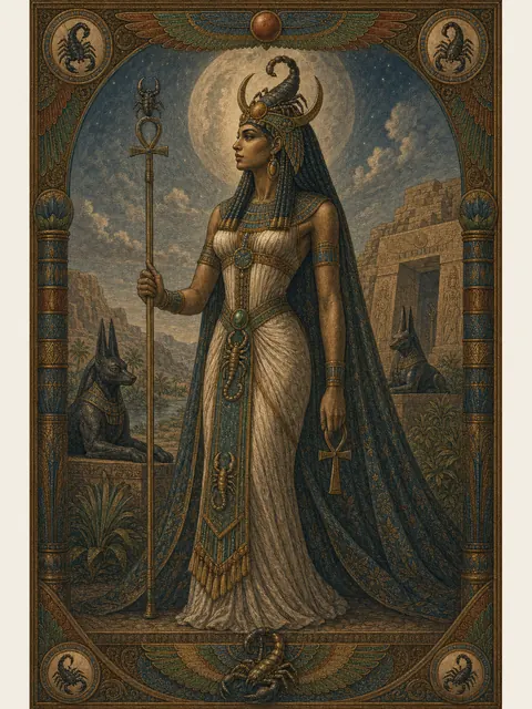 Serqet, plate